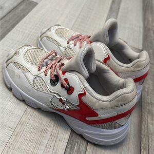 Hello Kitty X Adidas Kids Sneakers - White and Red